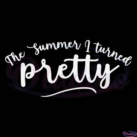 The Summer I Turned Pretty Svg, The Summer I Turned Pretty Merch Svg