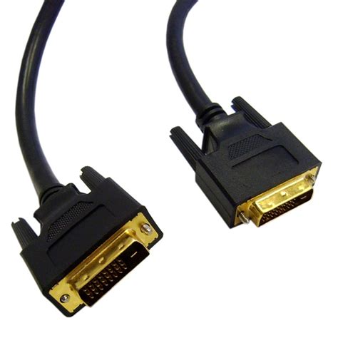 DVI-D Dual Link Cable, Black, DVI-D Male, 2 meter (6.6 foot) - Walmart.com - Walmart.com