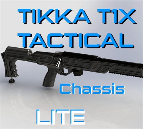 Training Chassis Tikka T1x Tactical Lite 3d - Etsy