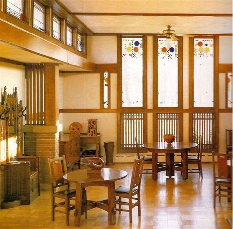 Interior of The Avery Coonley House Riverside Illinois