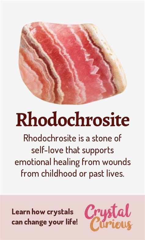 Rhodochrosite Meaning & Healing Properties. Rhodochrosite is a stone of ...