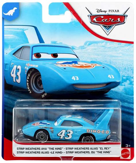 Disney Pixar Cars Dinoco 400 Strip Weathers AKA The King 155 Diecast Car Mattel Toys - ToyWiz