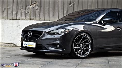 HRE Performance FlowForm FF10 Wheels On A Mazda6 with H&R’s High ...