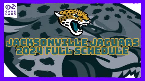 Jacksonville Jaguars Schedule 2024 2024 - Rayna Delinda