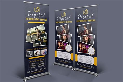 Photography Rollup Banner - Design Template Place
