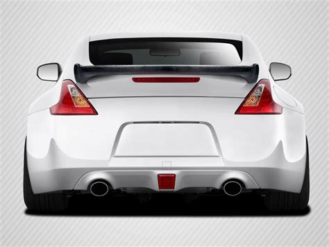 2010 Nissan 370Z 2DR Wing Spoiler Body Kit - 2009-2019 Nissan 370Z Z34 Coupe Carbon Creations N ...