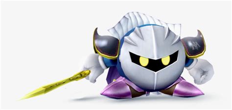 Meta Knight Smash4 Styled Render By Machriderz-d7ri3u2 - Smash Bros Meta Knight Render PNG Image ...