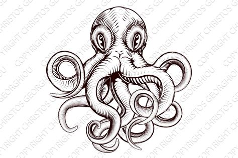 Octopus illustration | Pre-Designed Illustrator Graphics ~ Creative Market