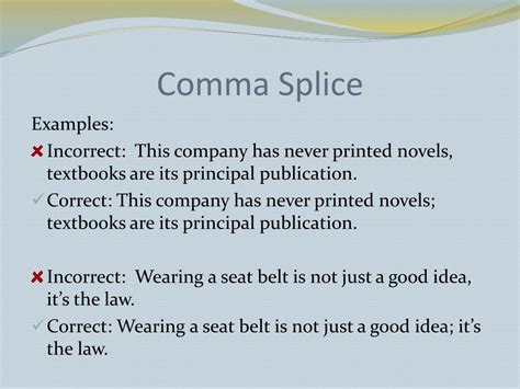 PPT - Comma Splices and Run-on Sentences PowerPoint Presentation, free ...