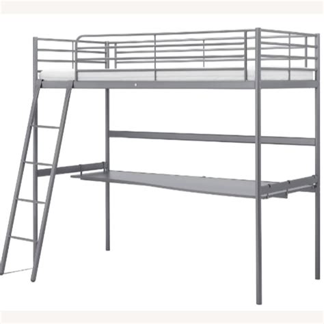 IKEA SVARTA Twin Loft Bed with Detachable Desk - AptDeco