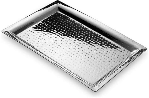 Amazon.com | Frieling USA 18/10 Mirrored Finish Stainless Steel Serving Tray - 9.4-Inch By 5.6 ...
