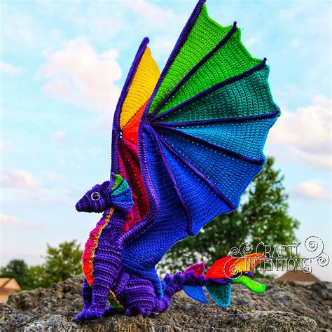 Ravelry: Add-On: Epic Pride Dragon Wings pattern by Megan Lapp