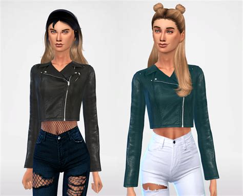 Leather Jackets CC & Mods You Need to Have — SNOOTYSIMS