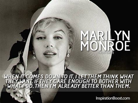 Marilyn Monroe Quote | Inspiration Boost