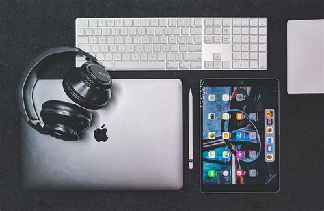 HD wallpaper: flat-lay photography of silver Apple products, 4 egin st ...