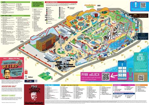 Park Map - Pleasure Beach Resort