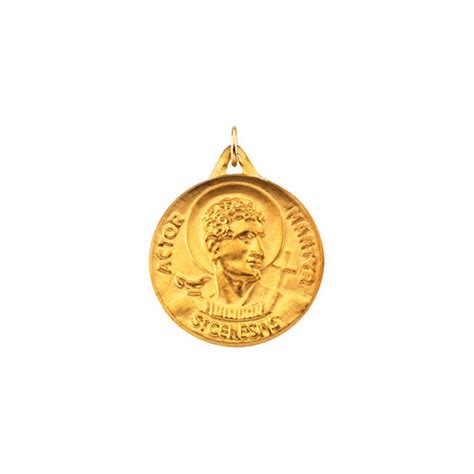 St Genesius Medal – www.allpatronsaints.com