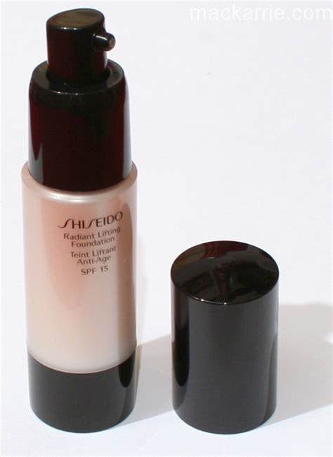 MacKarrie Beauty Style Blog: Shiseido Radiant Lifting Foundation Review