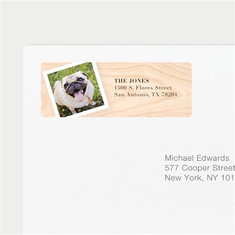 Photo Note Personalized Address Labels | Paper Culture