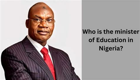 Who is the Minister of Education in Nigeria » PIECE — WITHIN NIGERIA