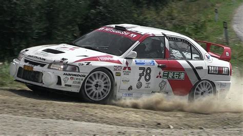 Mitsubishi Lancer Evo IV Rally Group A - Starts, Anti-Lag ...