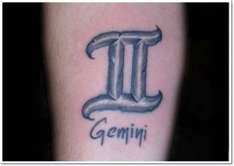 30 Inspirational Gemini Tattoo Designs