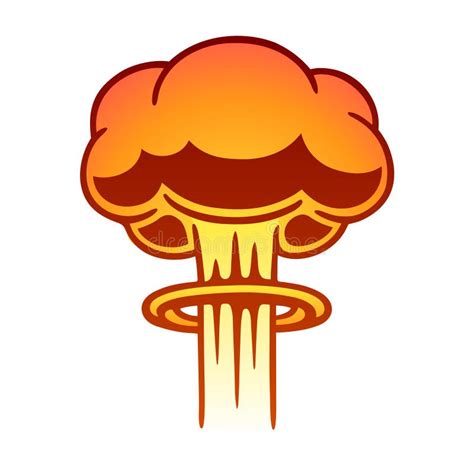 Nuclear mushroom cloud stock vector. Illustration of icon - 91508826