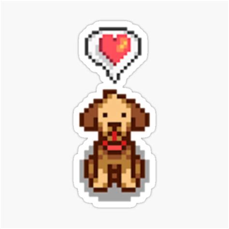 "Stardew Valley Happy Dog 3 " Sticker for Sale by BarryNelsonshop ...