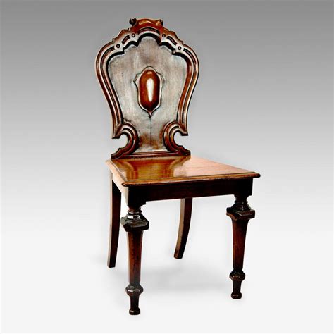 Oak hall chair - Antique Furniture