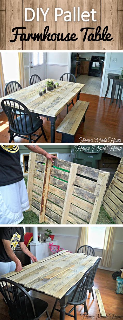 25+ Best Rustic DIY Farmhouse Table Ideas and Designs for 2021