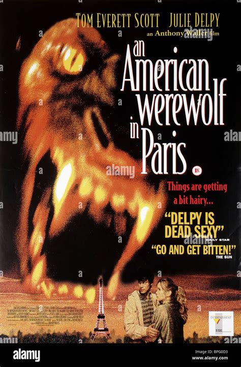 Póster de película Un hombre lobo americano en París (1997 Fotografía ...