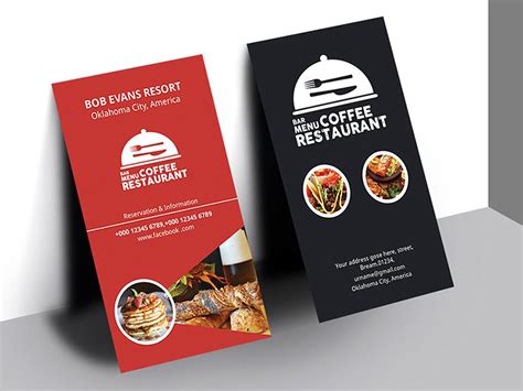 Restaurant Business Card by UI_Expert on Dribbble