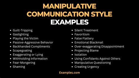 Manipulative Communication Style: Example & Pros and Cons, PDF