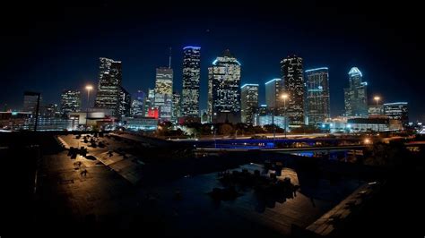 Houston Texas at Night – Downtown Photo | Houston skyline, Downtown houston, Bachelor party