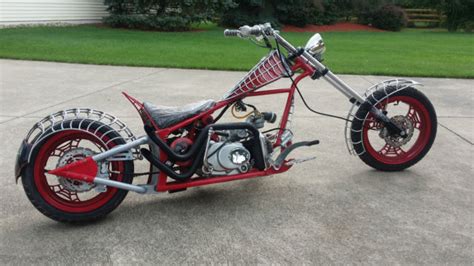 OCC RARE Orange County Choppers Black Widow Replica Mini Bike Near New