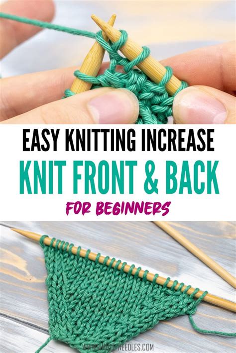 KFB: How to knit front and back [step-by-step tutorial for beginners]