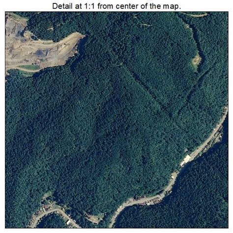 Aerial Photography Map of Welch, WV West Virginia