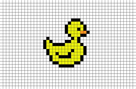 Rubber Ducky Pixel Art – BRIK