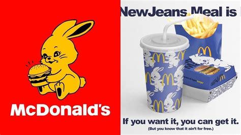 McDonald's Korea confirms NewJeans is the company's new brand model, and Bunnies create mockups ...