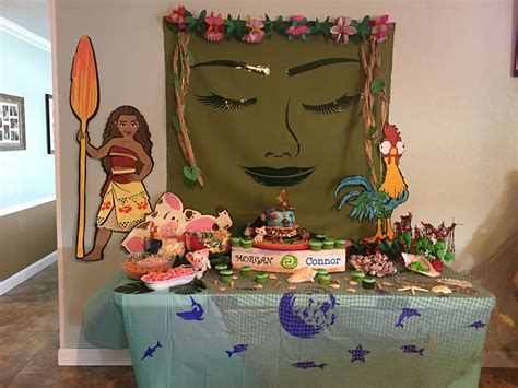 Moana party backdrop | Festa moana, Decoracao moana, Ideias para festas