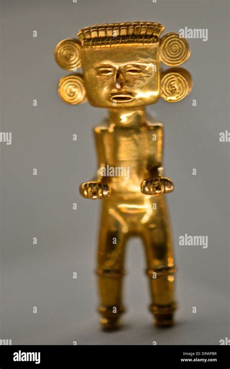 Costa Rica, San Jose, Pre-Columbian Gold Museum, Gold metalworking Stock Photo - Alamy