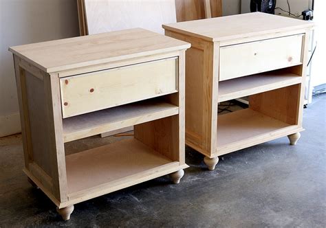 How To Build DIY Nightstand Bedside Tables