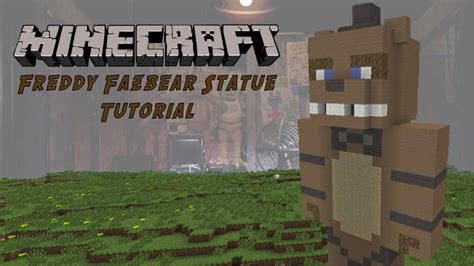 Minecraft Tutorial: Freddy Fazbear (Five Nights At Freddy's) Statue ...