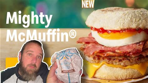 NEW McDonald’s MIGHTY MCMUFFIN #mcdonalds #mightymcmuffin - YouTube