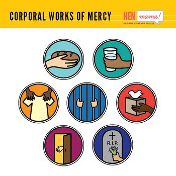 Corporal Works of Mercy Clip Arts by HenMama Designs | TPT