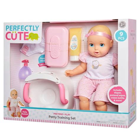 Perfectly Cute Potty Training 9pc Set - Blonde with Blue Eyes | Potty ...