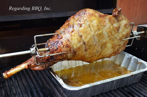 Herb and Red Wine Rotisserie Leg of Lamb Recipe