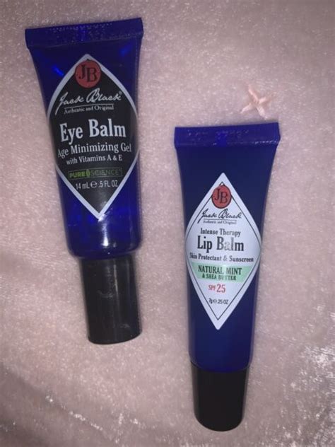 Jack Black Set ~ .5oz Eye Balm & .25 Oz Lip Balm | eBay