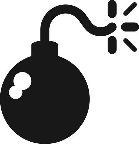 Bomb icon vector. Bomb vector icon. 19952417 Vector Art at Vecteezy