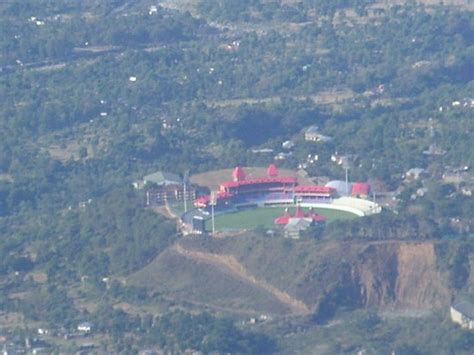 The most beautiful cricket stadium of India - Dharmasala cricket ...